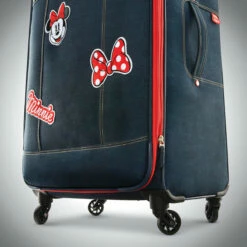 American Tourister Disney Minnie Denim Krush 21" Spinner -suitcase sale 1261201255 19Spin 6 Wheels