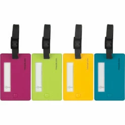 Travelon Travel Accessories Set Of 4 Luggage Tags