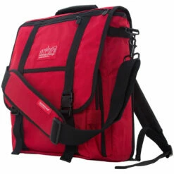 Manhattan Portage Commuter Laptop Bag With Back Zipper -suitcase sale 1417z red angle