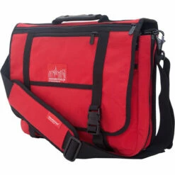 Manhattan Portage The Wallstreeter With Back Zipper 19 Manhattan Portage The Wallstreeter With Back Zipper -suitcase sale 1444z red angle 1 2