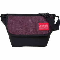 Manhattan Portage Midnight Mini NY Messenger Bag -suitcase sale 1603MDN 2 BUR FRONT