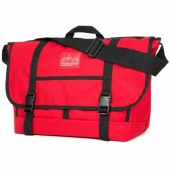Manhattan Portage Downtown NY Messenger Bag (LG) -suitcase sale 1607hp red angle 1