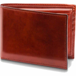 Bosca Old Leather Credit Wallet W/ID Passcase -suitcase sale 195 32 1