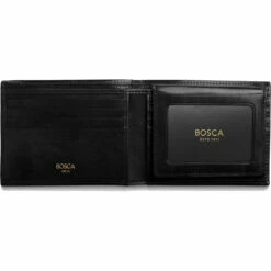 Bosca Old Leather Credit Wallet W/ID Passcase -suitcase sale 195 59 4