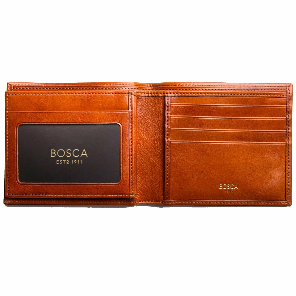 Bosca Old Leather Euro 8 Pocket Deluxe Executive Wallet W/Passcase 7 Bosca Old Leather Euro 8 Pocket Deluxe Executive Wallet W/Passcase - Image 7