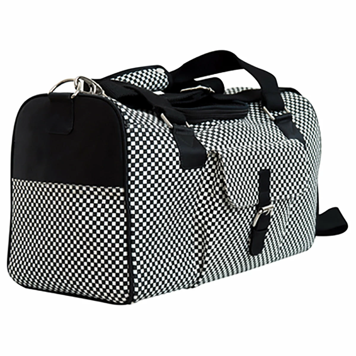 Bark N Bag Checkerbarc Hand Loomed Cotton Pet Carrier Small 2 Bark N Bag Checkerbarc Hand Loomed Cotton Pet Carrier Small - Image 2