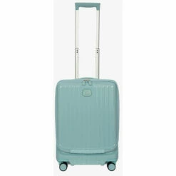 Bric's Positano 21" Carry On Spinner W/Pocket -suitcase sale 21pocketskyblue