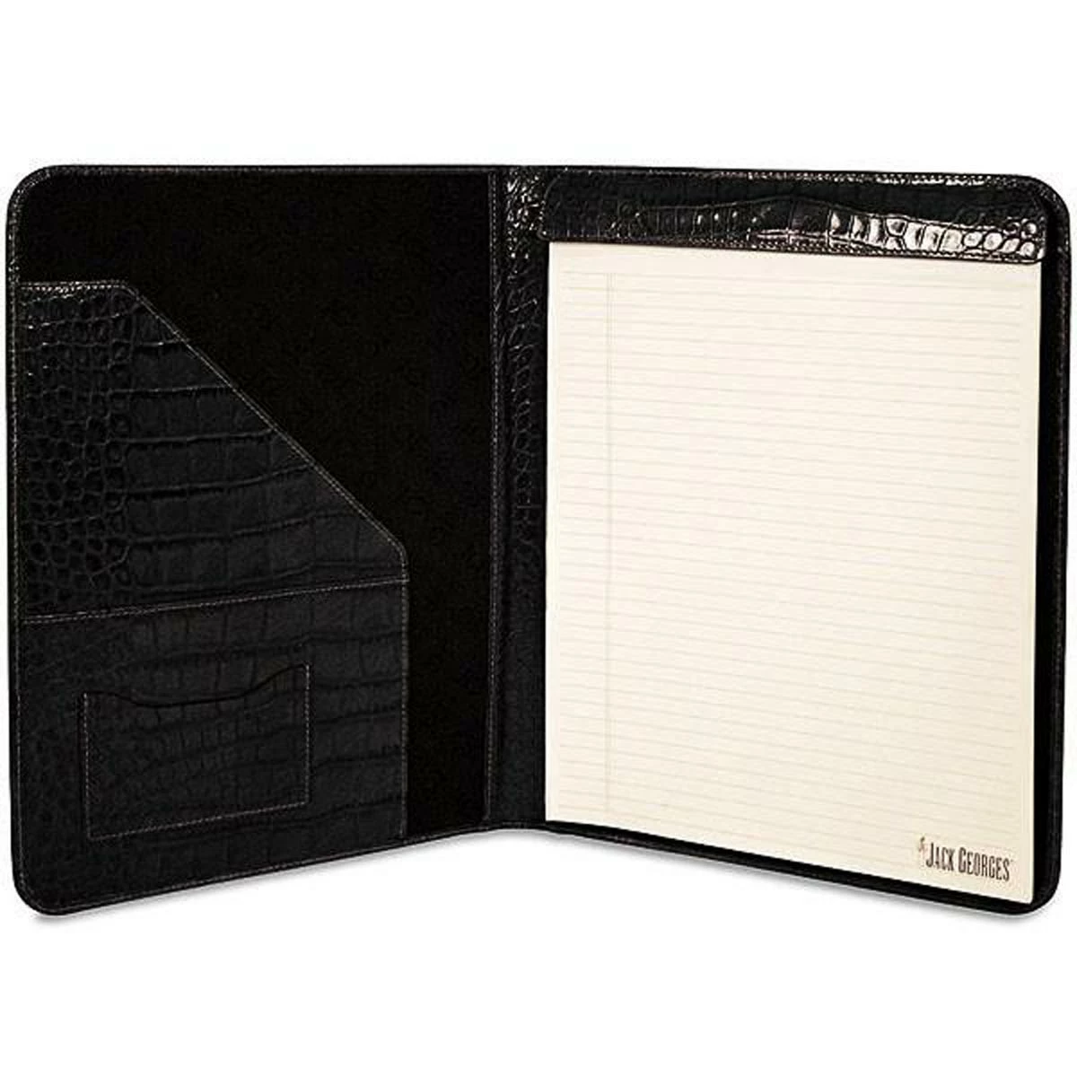 Jack Georges Croco Letter-Size Writing Pad Cover 2511 2 Jack Georges Croco Letter-Size Writing Pad Cover 2511 - Image 2