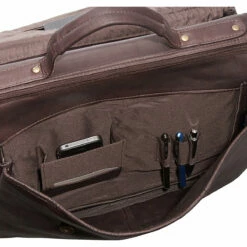 LeDonne Leather Vaquetta Flap Over Brief 10 LeDonne Leather Vaquetta Flap Over Brief -suitcase sale 257063 1 3 27132