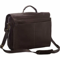 LeDonne Leather Vaquetta Flap Over Brief 11 LeDonne Leather Vaquetta Flap Over Brief -suitcase sale 257063 1 4 07688