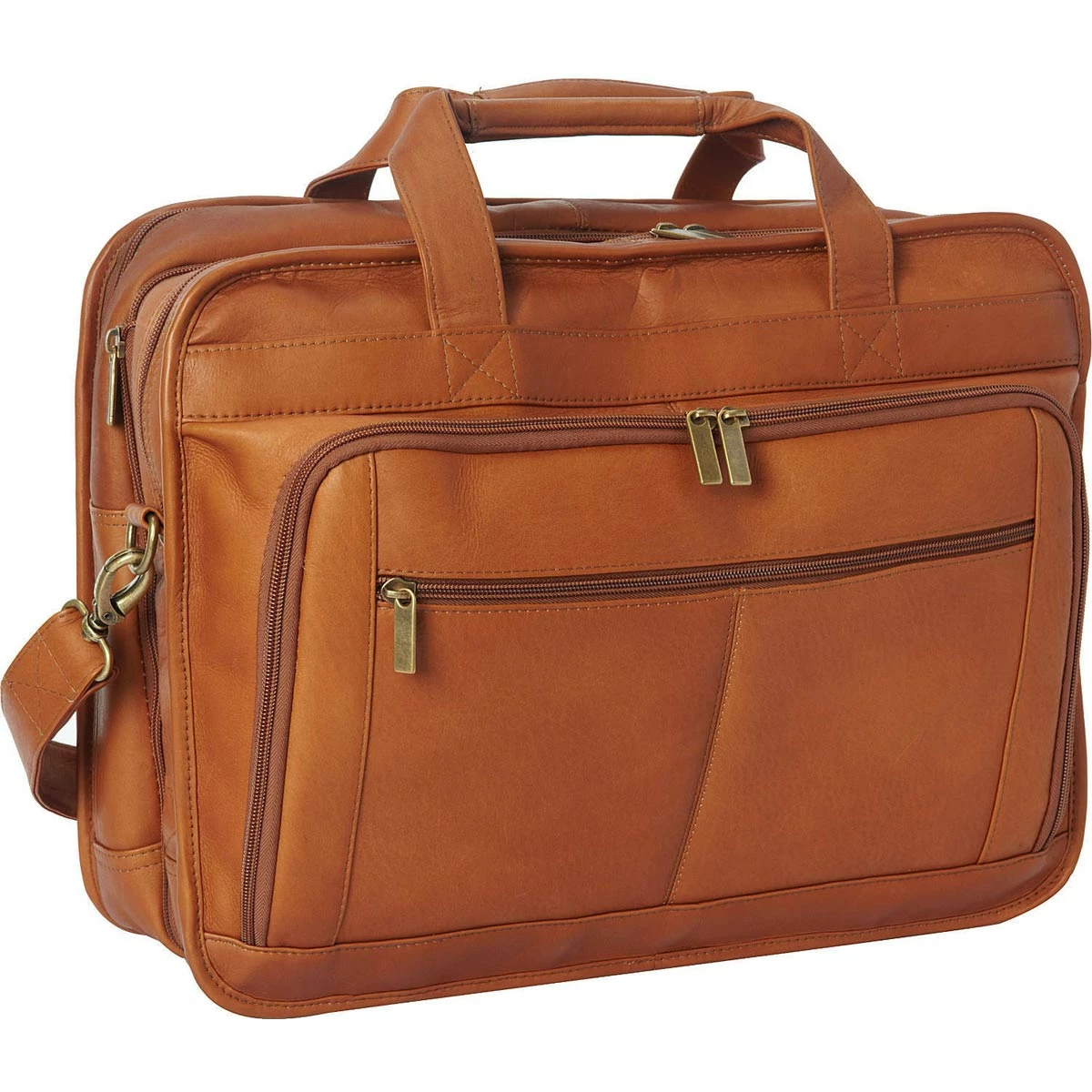 LeDonne Leather Oversized Laptop Briefcase 1 LeDonne Leather Oversized Laptop Briefcase