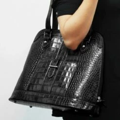 Jack Georges Croco Paulina Dome Tote 2664 5 Jack Georges Croco Paulina Dome Tote 2664 -suitcase sale 2664c