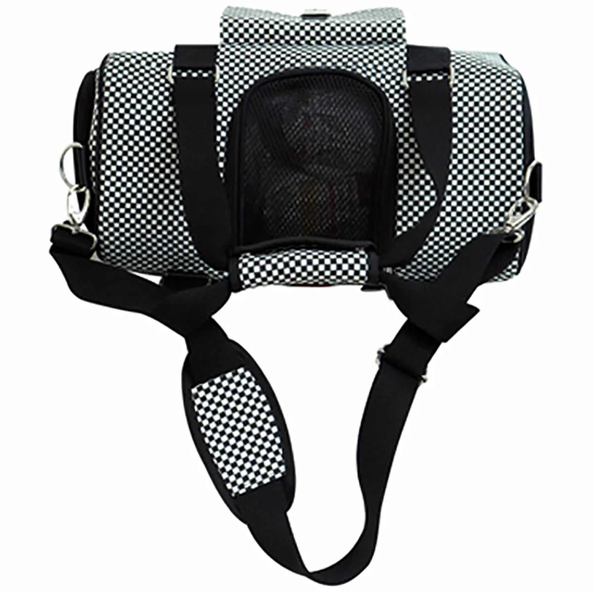 Bark N Bag Checkerbarc Hand Loomed Cotton Pet Carrier Medium 3 Bark N Bag Checkerbarc Hand Loomed Cotton Pet Carrier Medium - Image 3