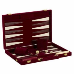 CHH Games 18" Velvet Backgammon Set