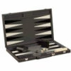 CHH Games 18" Black/White Backgammon Set
