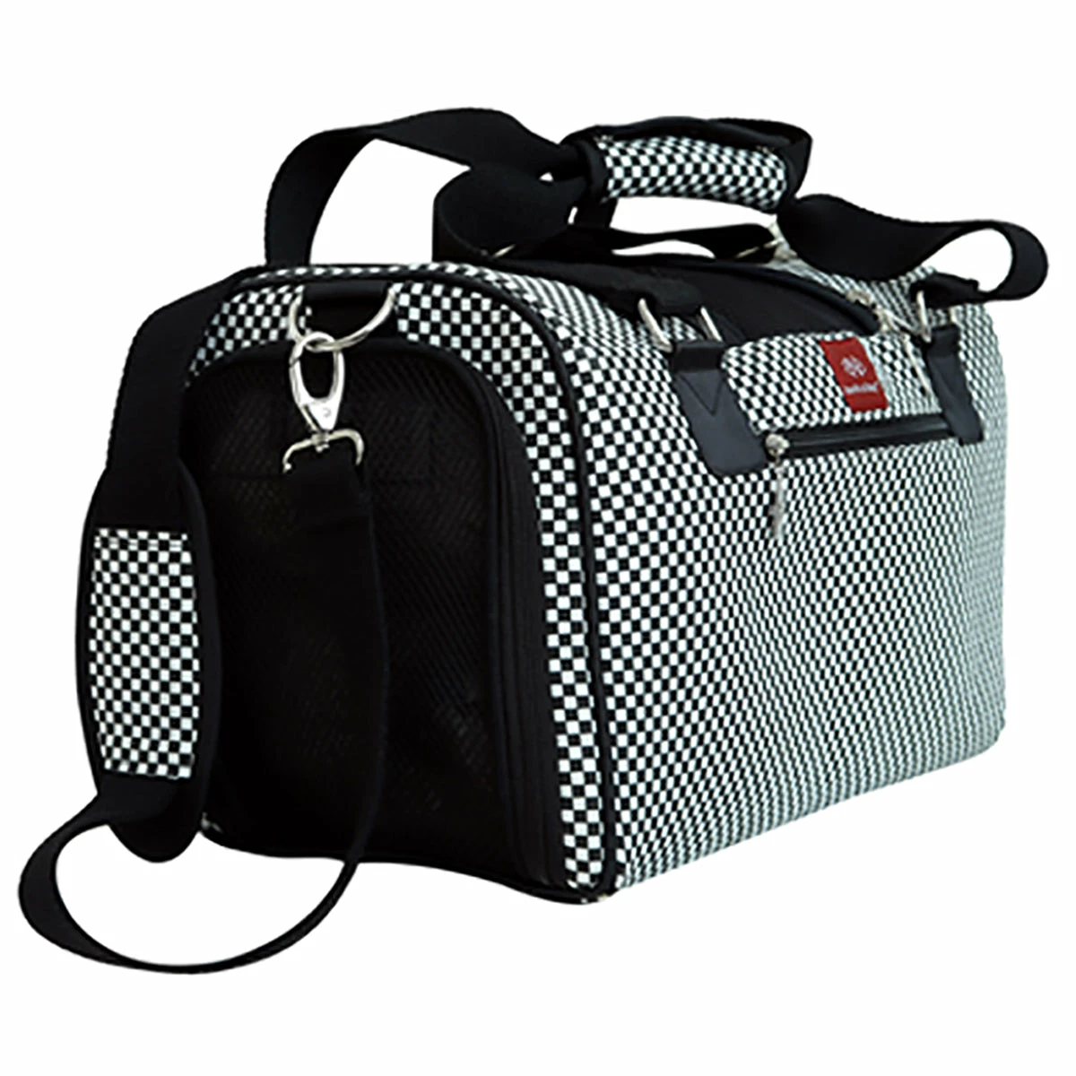 Bark N Bag Checkerbarc Hand Loomed Cotton Pet Carrier Medium 1 Bark N Bag Checkerbarc Hand Loomed Cotton Pet Carrier Medium