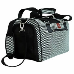 Bark N Bag Checkerbarc Hand Loomed Cotton Pet Carrier Small