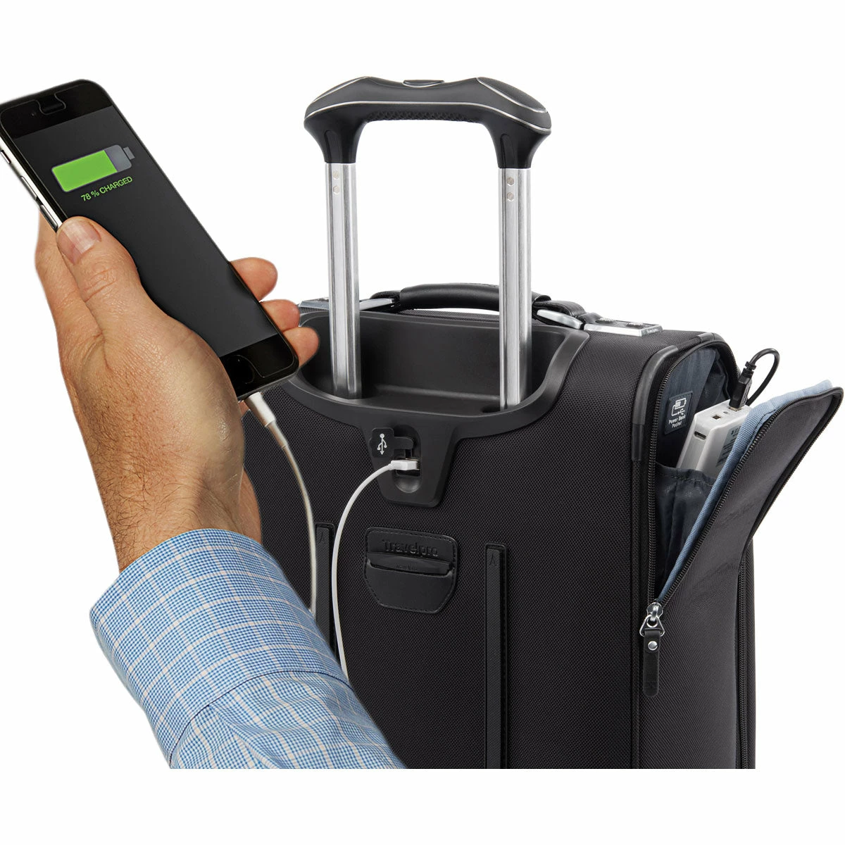 Travelpro Platinum Elite 21" Expandable Carry On Spinner 8 Travelpro Platinum Elite 21" Expandable Carry On Spinner - Image 8