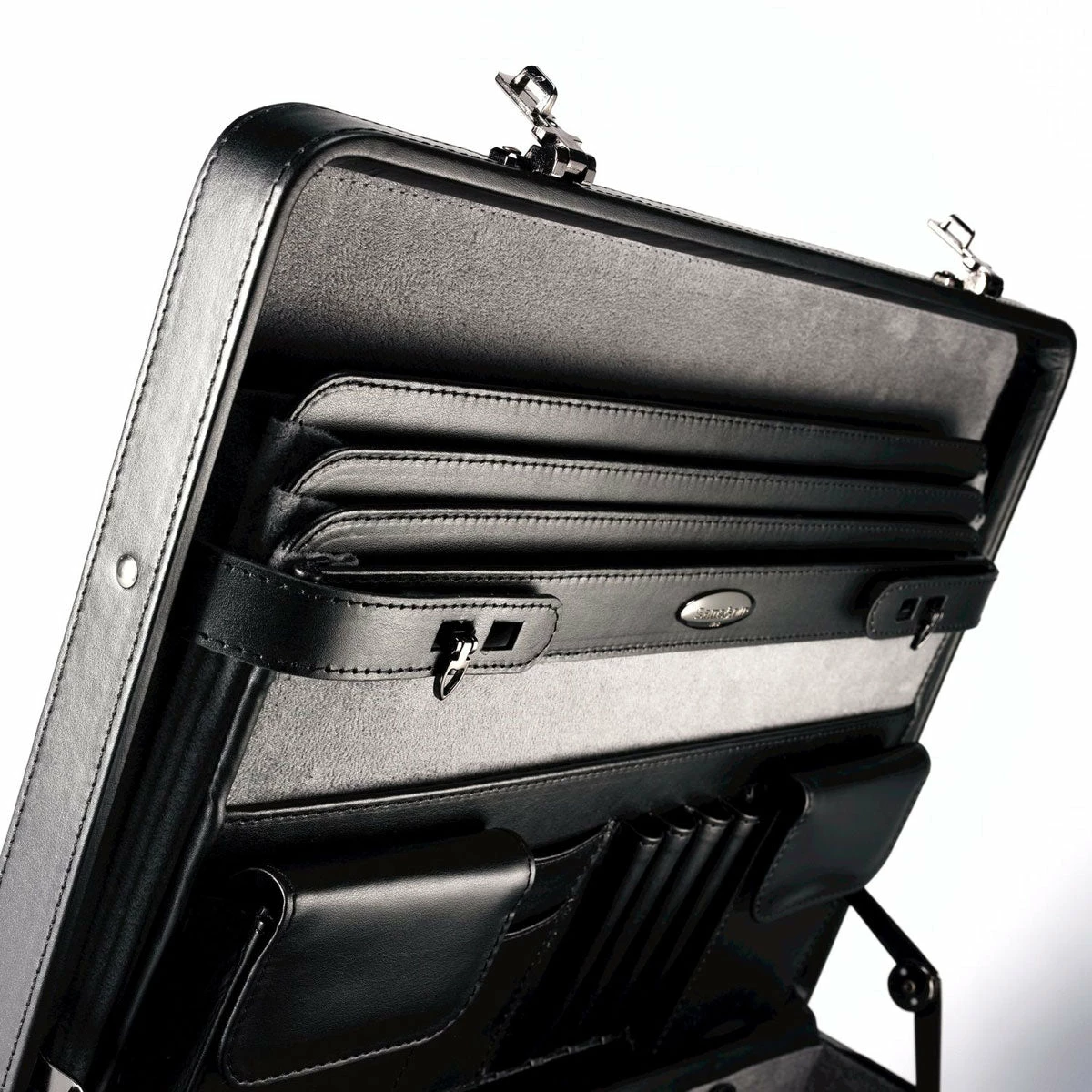 Samsonite Leather Business Cases Leather Attache 3 Samsonite Leather Business Cases Leather Attache - Image 3