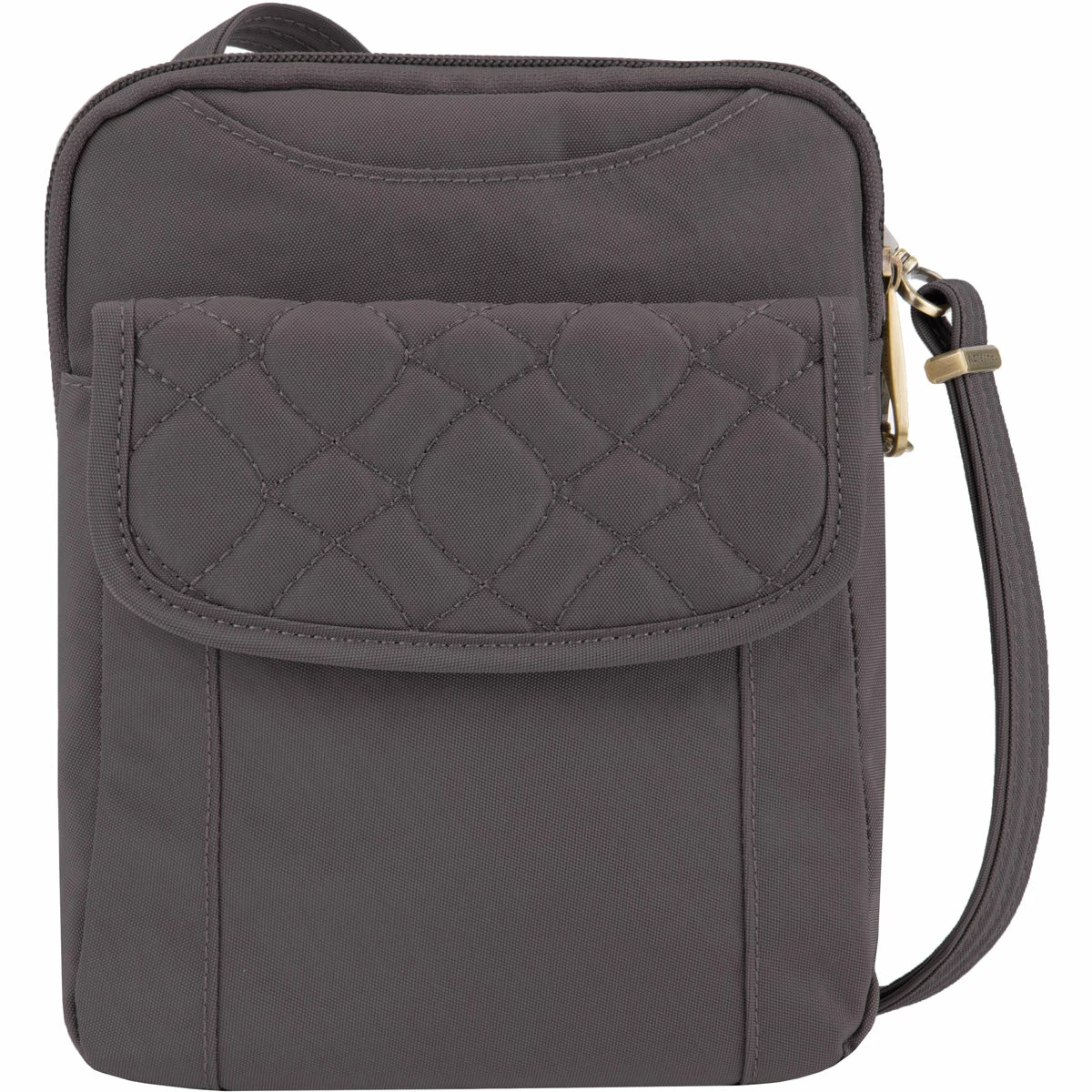 Travelon Anti-Theft Signature Quilted Slim Pouch 4 Travelon Anti-Theft Signature Quilted Slim Pouch - Image 4
