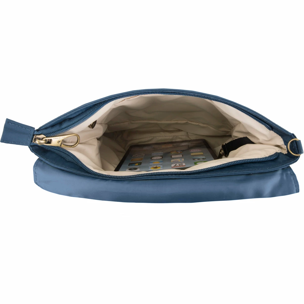 Travelon Anti-Theft Signature Quilted Messenger Bag 5 Travelon Anti-Theft Signature Quilted Messenger Bag - Image 5