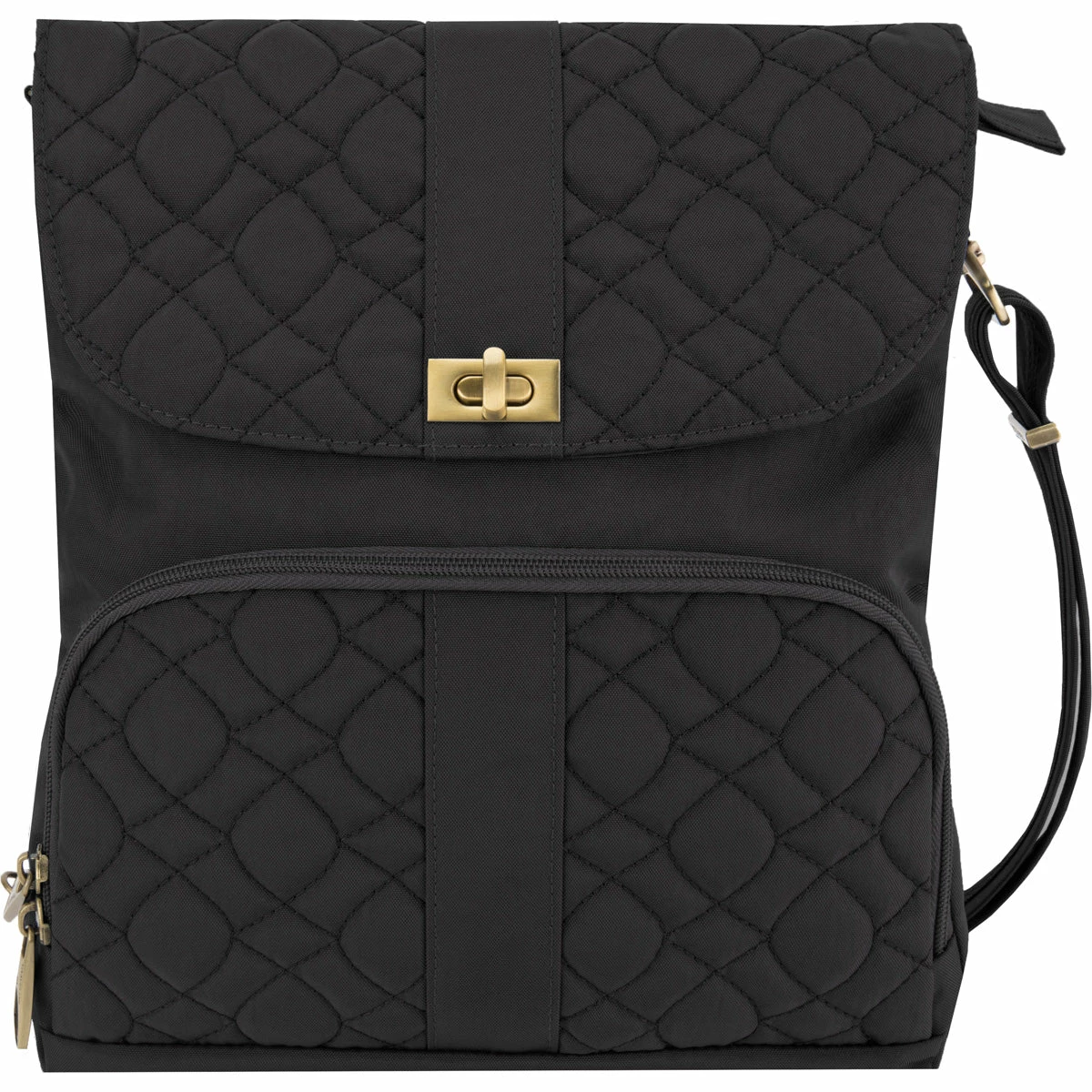 Travelon Anti-Theft Signature Quilted Messenger Bag 2 Travelon Anti-Theft Signature Quilted Messenger Bag - Image 2