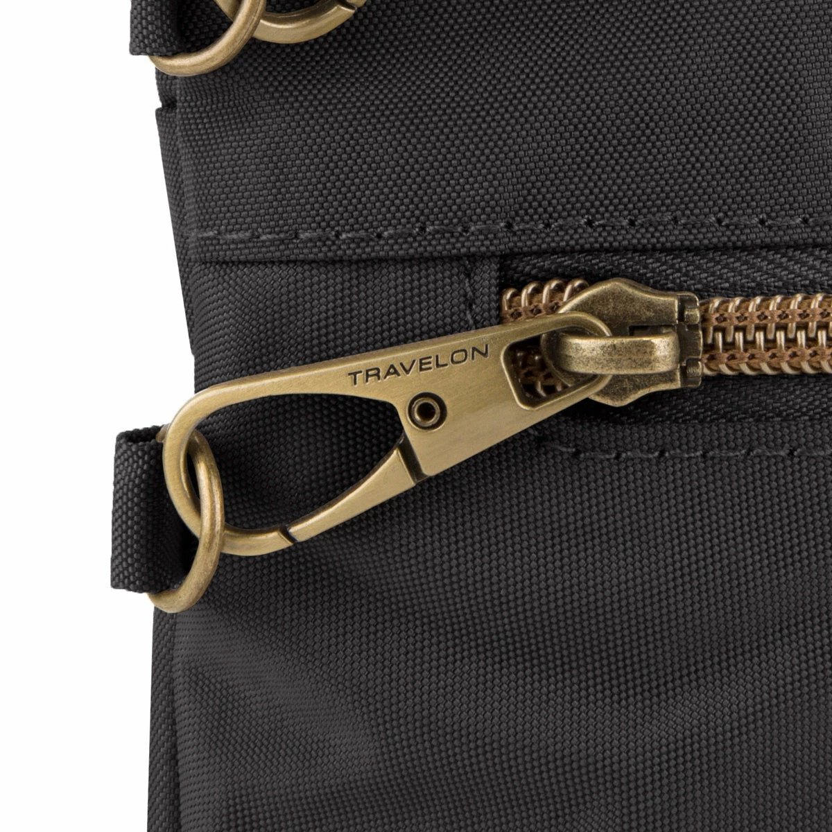 Travelon Anti-Theft Signature Double Zip Crossbody 8 Travelon Anti-Theft Signature Double Zip Crossbody - Image 8