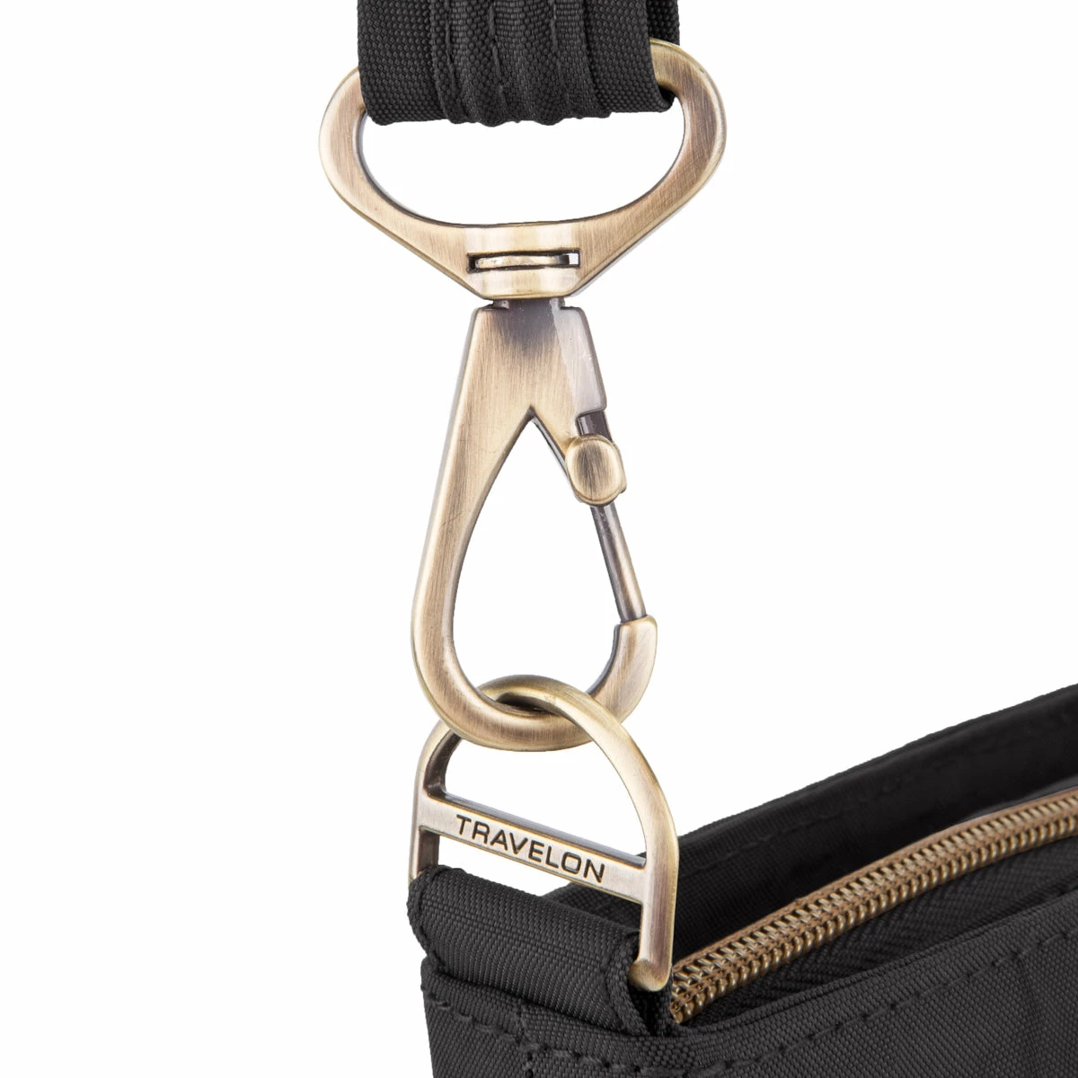 Travelon Anti-Theft Signature Double Zip Crossbody 7 Travelon Anti-Theft Signature Double Zip Crossbody - Image 7