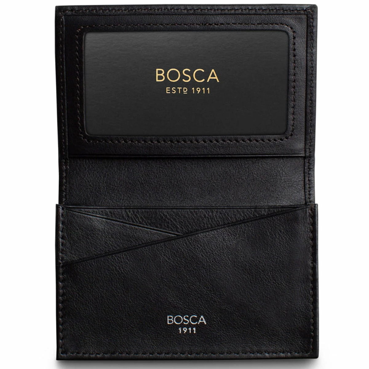 Bosca Nappa Vitello Gusset 2 Pocket Card Case W/ID - RFID 3 Bosca Nappa Vitello Gusset 2 Pocket Card Case W/ID - RFID - Image 3