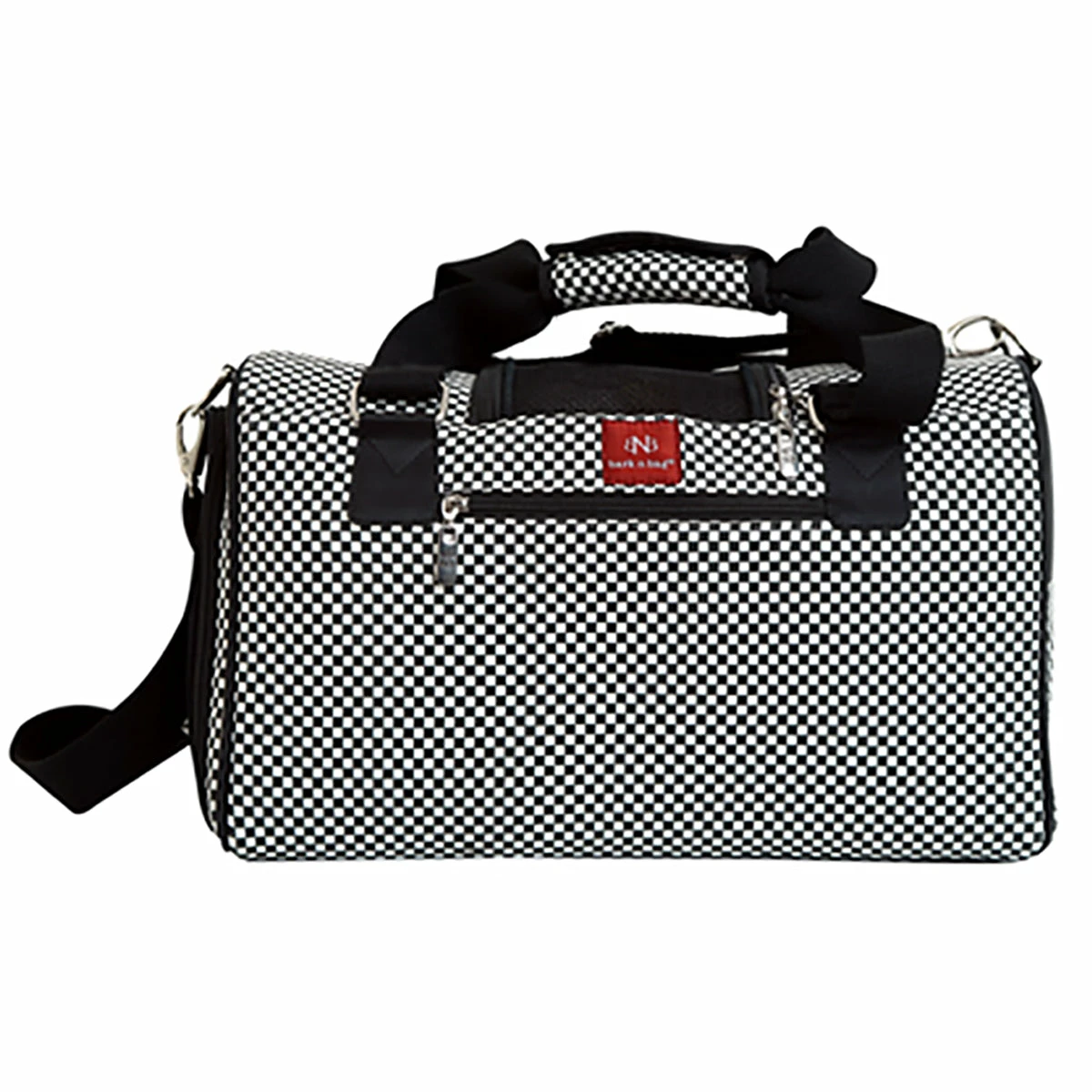 Bark N Bag Checkerbarc Hand Loomed Cotton Pet Carrier Small 4 Bark N Bag Checkerbarc Hand Loomed Cotton Pet Carrier Small - Image 4
