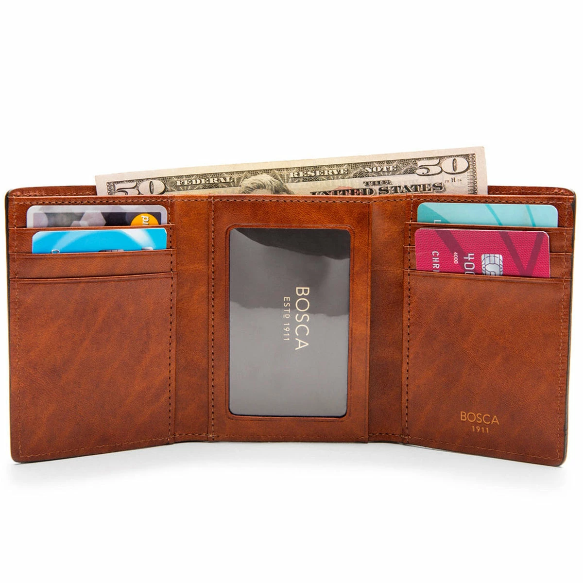 Bosca Dolce Double ID Trifold - RFID 4 Bosca Dolce Double ID Trifold - RFID - Image 4