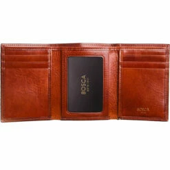 Bosca Old Leather Double ID Trifold - RFID -suitcase sale 53 32 4