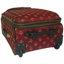 American Flyer Fleur De Lis 4-Piece Luggage Set 14 American Flyer Fleur De Lis 4-Piece Luggage Set -suitcase sale 54500 4 RED 3