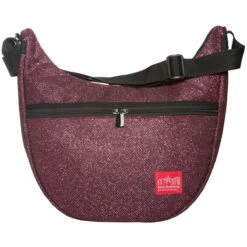 Manhattan Portage Midnight Nolita Shoulder Bag -suitcase sale 6056MDN2 BUR FRONT