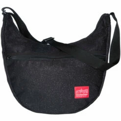 Manhattan Portage Midnight Nolita Shoulder Bag Black -suitcase sale 6056MDN BLK FRONT