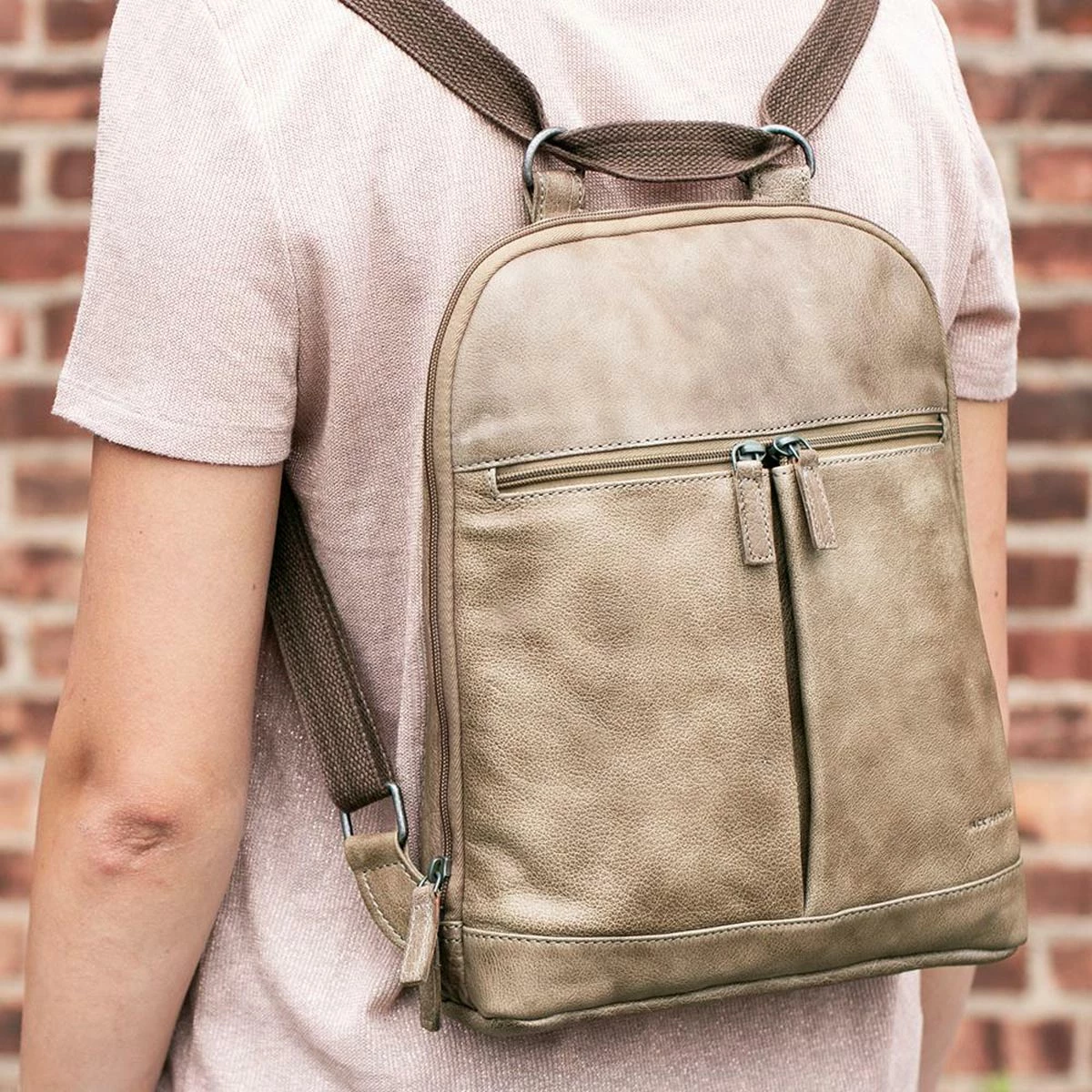 Jack Georges Buffed Small Convertible Backpack/Crossbody 6133 8 Jack Georges Buffed Small Convertible Backpack/Crossbody 6133 - Image 8