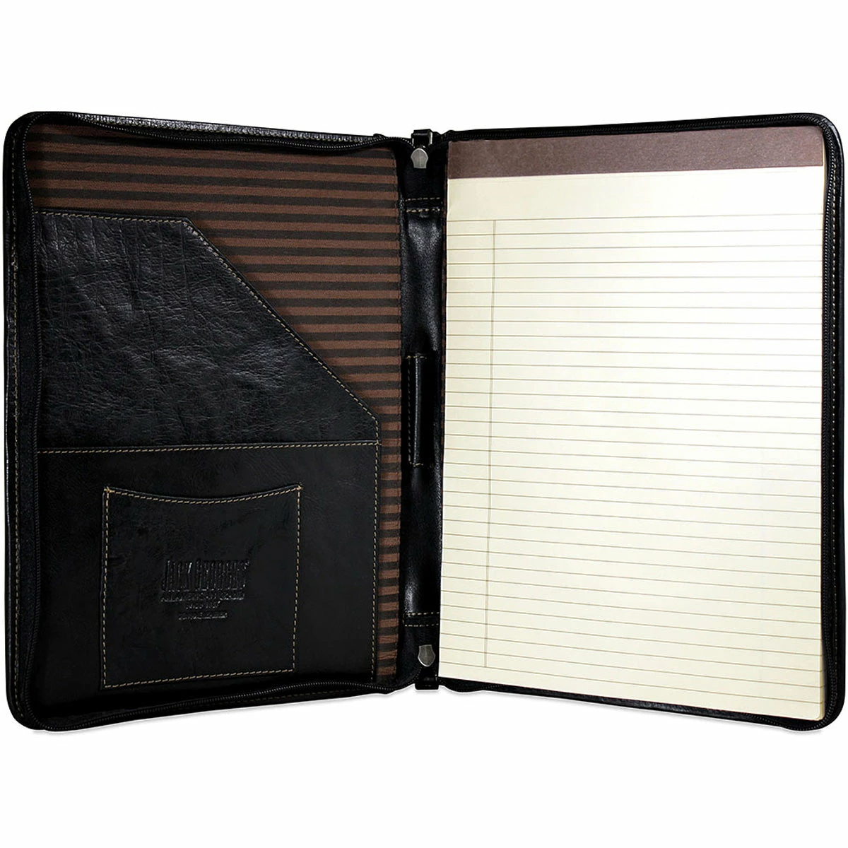 Jack Georges Voyager Letter Sized Zippered Writing Pad Cover 7112 4 Jack Georges Voyager Letter Sized Zippered Writing Pad Cover 7112 - Image 4