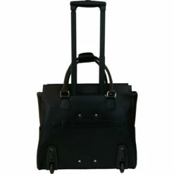 Cabrelli Fashion Executive Piper Pebble 15" Rollerbrief 16 Cabrelli Fashion Executive Piper Pebble 15" Rollerbrief -suitcase sale 716033U BLK Back