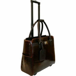 Cabrelli Fashion Executive Cassandra Croc Rollerbrief 11 Cabrelli Fashion Executive Cassandra Croc Rollerbrief -suitcase sale 720024U BR Angle