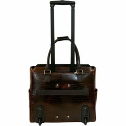 Cabrelli Fashion Executive Cassandra Croc Rollerbrief 10 Cabrelli Fashion Executive Cassandra Croc Rollerbrief -suitcase sale 720024U BR Back