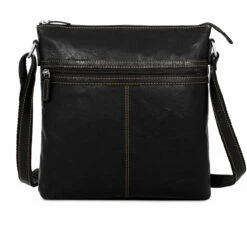 Jack Georges Voyager Large City Crossbody 7299 -suitcase sale 7299blk front