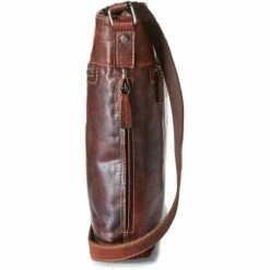 Jack Georges Voyager Crossbody 7312 -suitcase sale 7312brn side