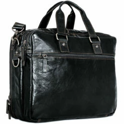 Jack Georges Voyager Large Travel Briefcase 7328 6 Jack Georges Voyager Large Travel Briefcase 7328 -suitcase sale 7328blk rf qtr