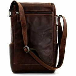 Jack Georges Voyager Crossbody Messenger And Wine Bag 7513 -suitcase sale 7513brn back