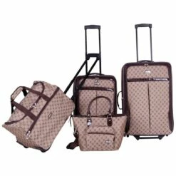 American Flyer Signature 4-Piece Luggage Set 16 American Flyer Signature 4-Piece Luggage Set -suitcase sale 83700 4BRN1