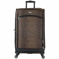American Flyer Animal Print 5-Piece Spinner Luggage Set 13 American Flyer Animal Print 5-Piece Spinner Luggage Set -suitcase sale 85300 5LBLK5
