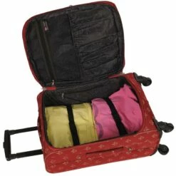 American Flyer Fleur De Lis 5-Piece Spinner Luggage Set 13 American Flyer Fleur De Lis 5-Piece Spinner Luggage Set -suitcase sale 85700 5 RED 5