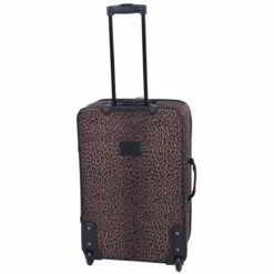 American Flyer Animal Print Leopard 5-Piece Luggage Set -suitcase sale 86500 5 LEO 1