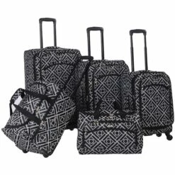 American Flyer Astor Collection 5-Piece Spinner Luggage Set -suitcase sale 95100 5 BLW