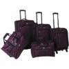 American Flyer Astor Collection 5-Piece Spinner Luggage Set